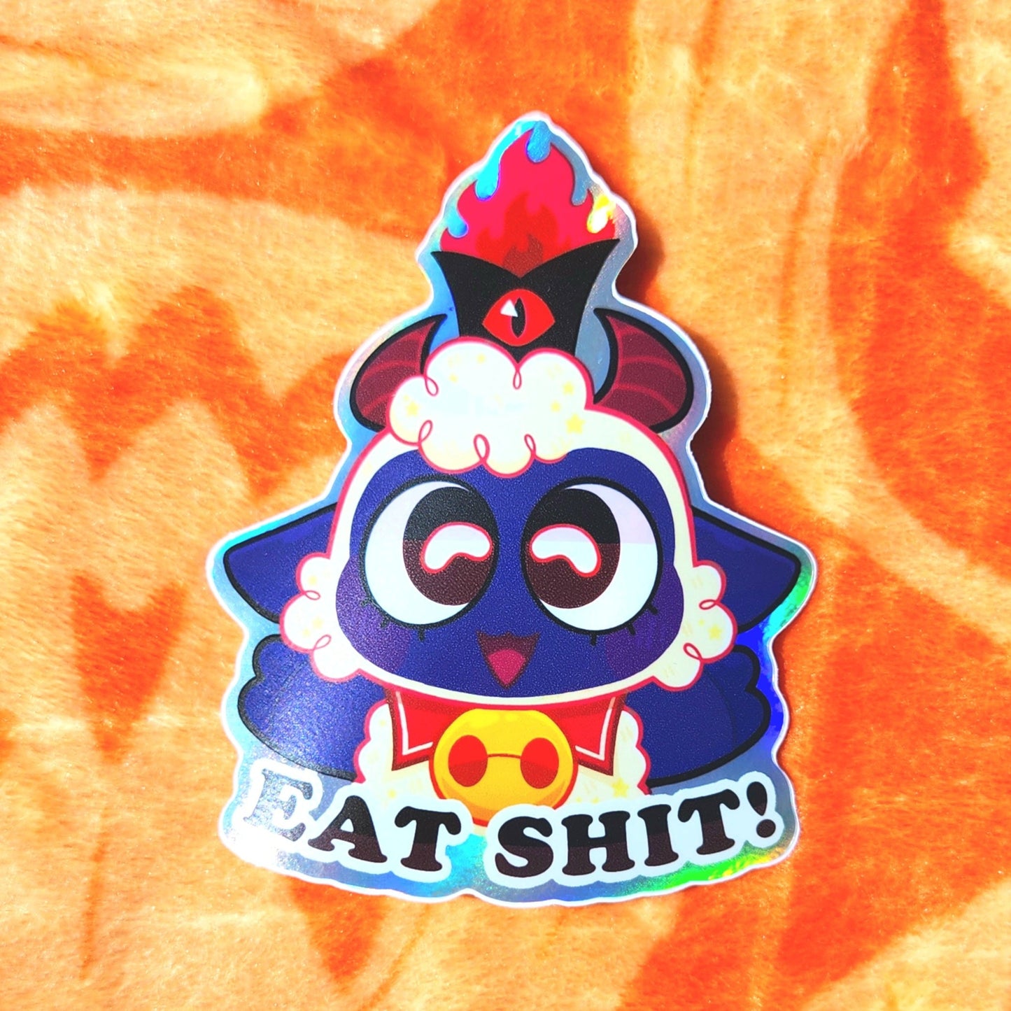 Cult of the Lamb Holographic Sticker