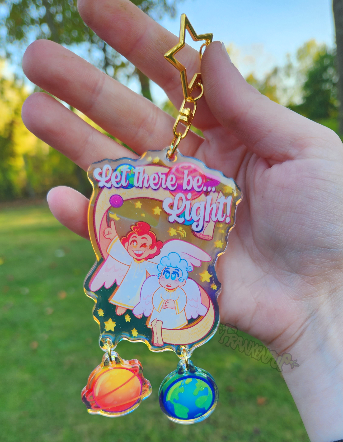 Good Omens - Let There be light Double Sided Charm