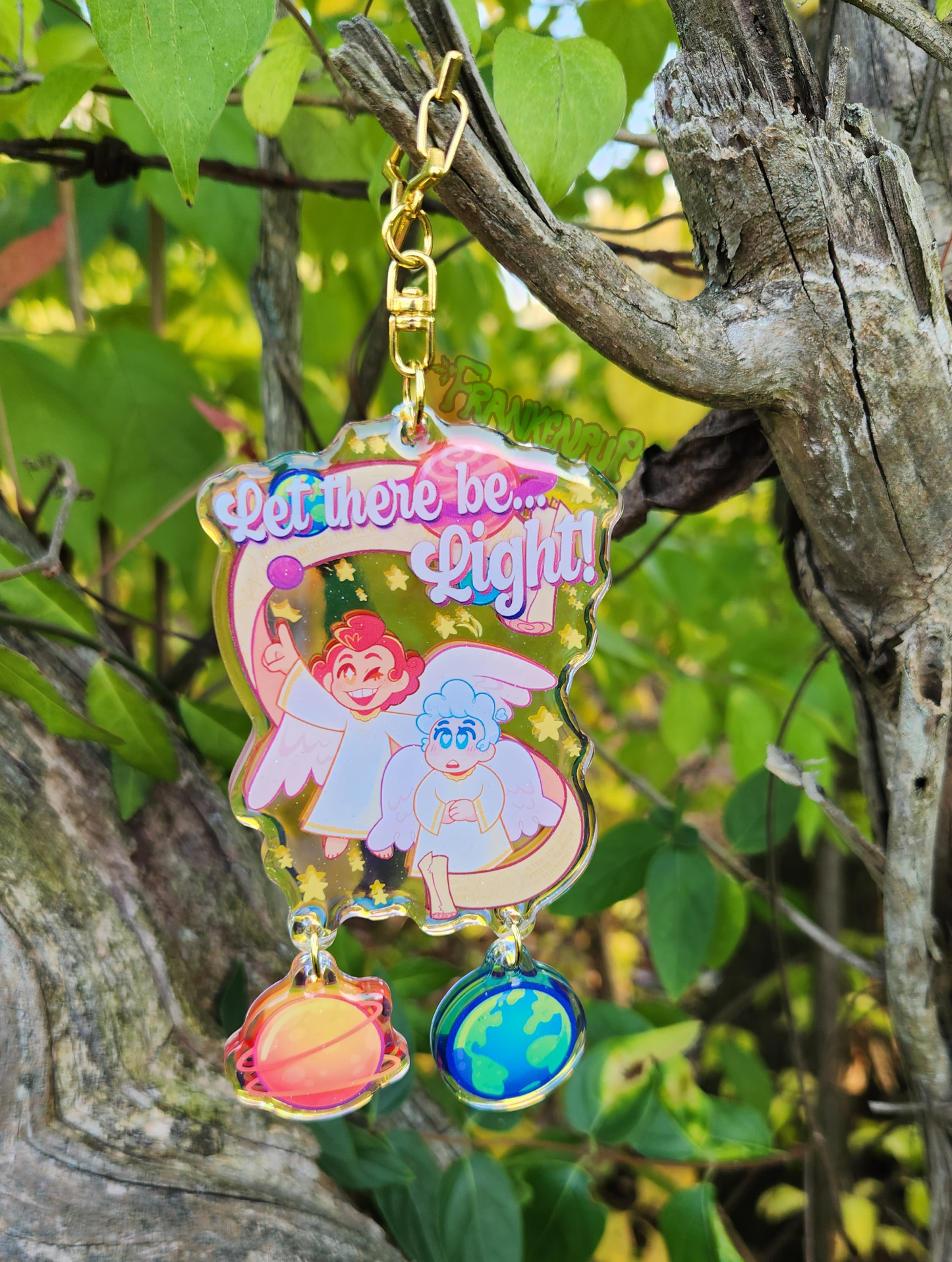 Good Omens - Let There be light Double Sided Charm