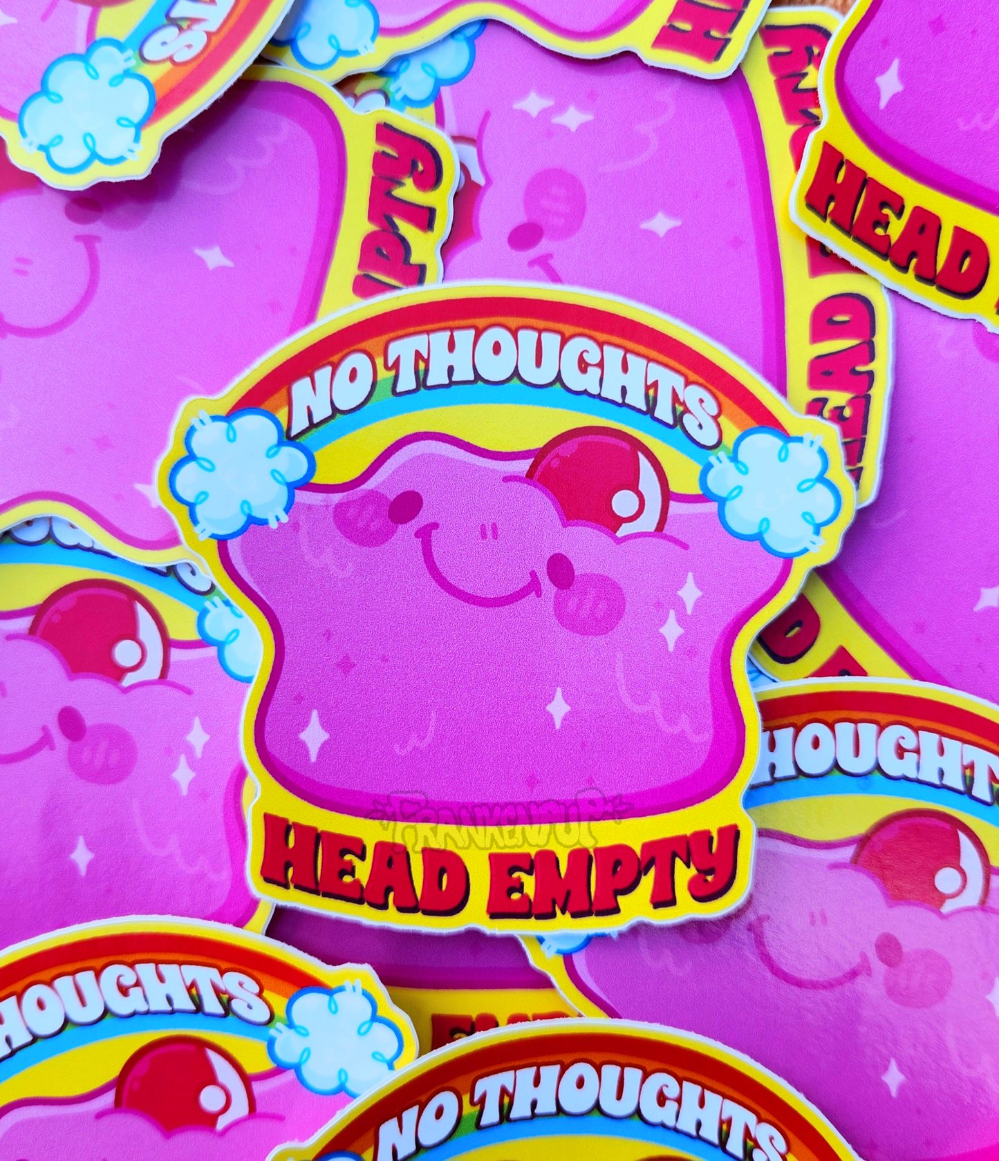 Ditto 'No Thoughts' Sticker