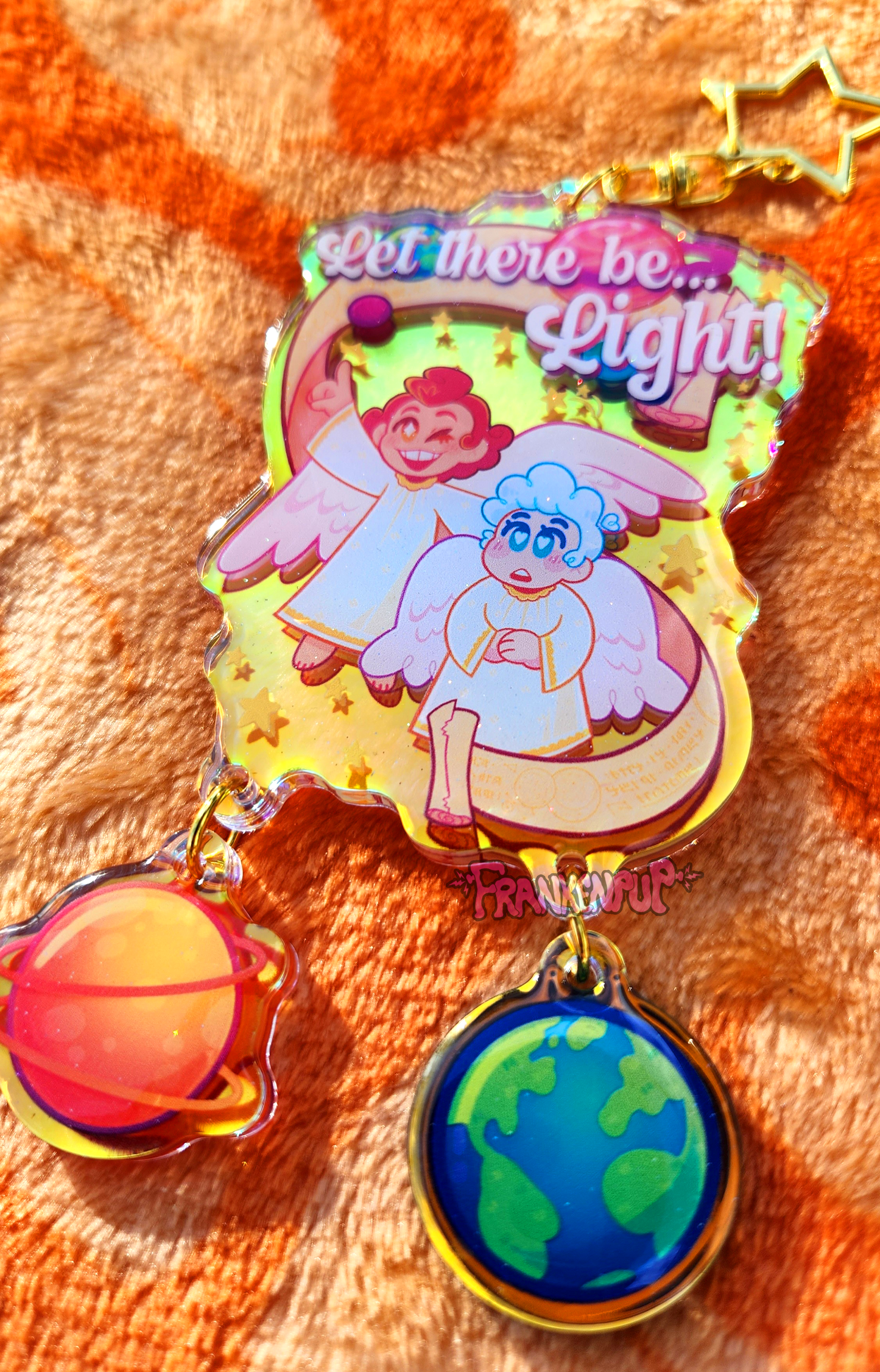 Good Omens - Let There be light Double Sided Charm