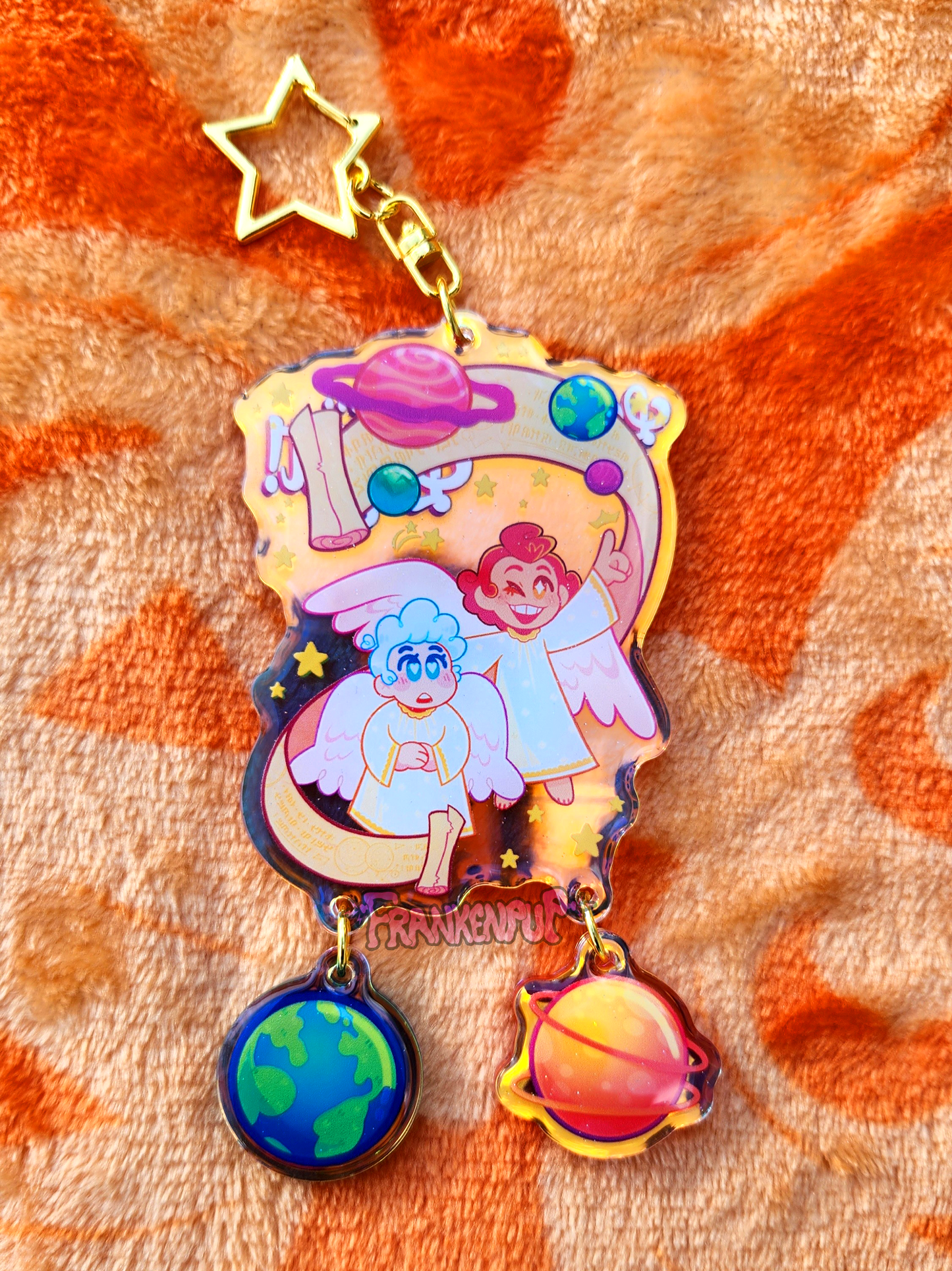 Good Omens - Let There be light Double Sided Charm