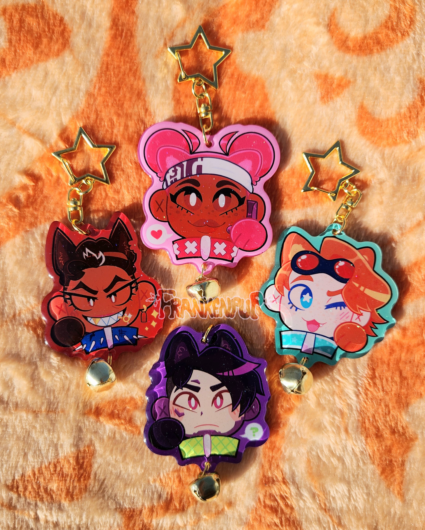 Nyapex Legends 3D bell keychains