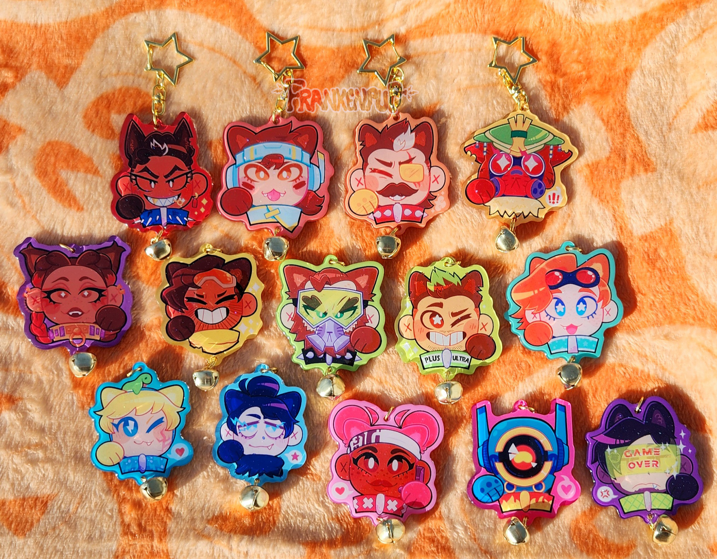 Nyapex Legends 3D bell keychains