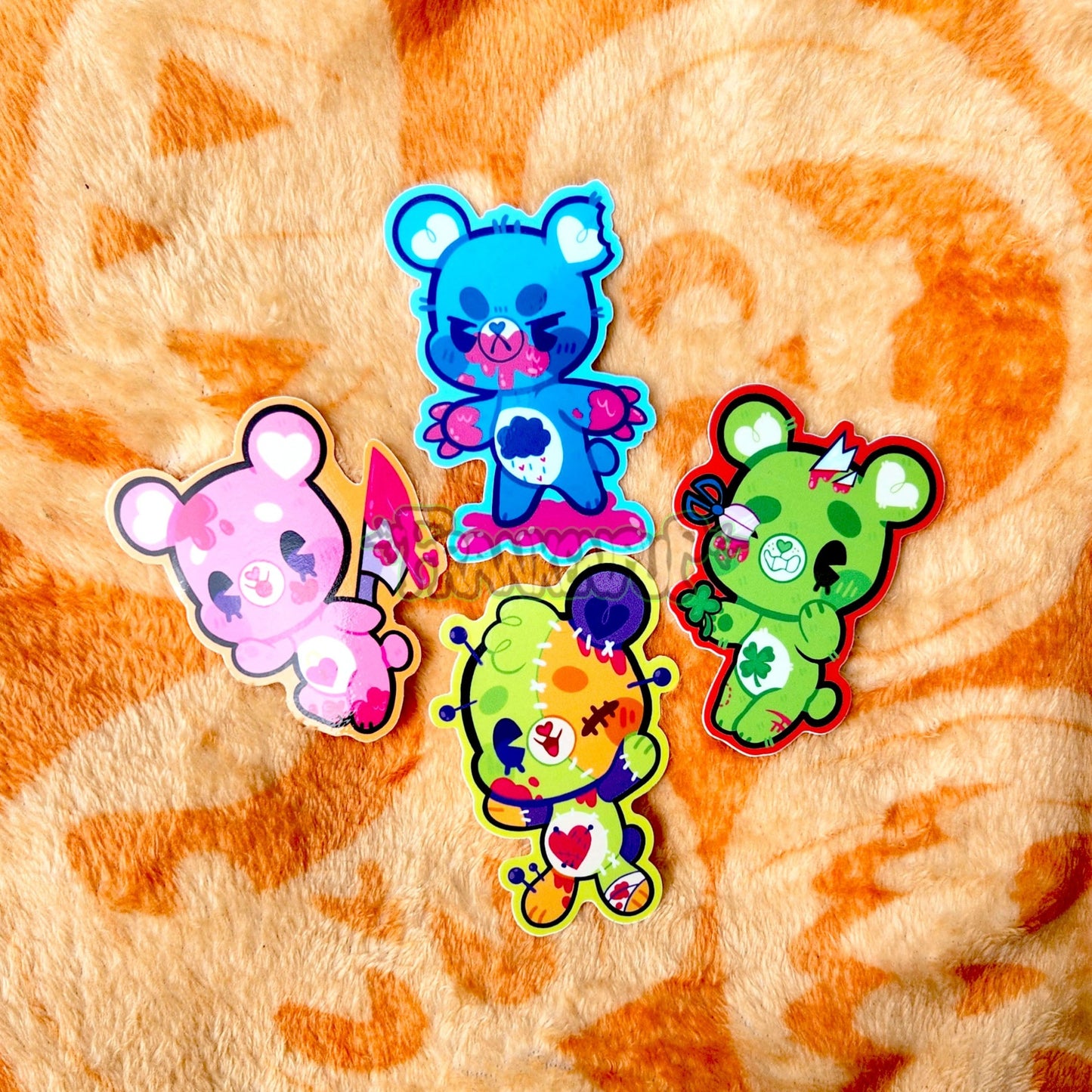 Scare Bears, Care Bears Vinyl Stickers