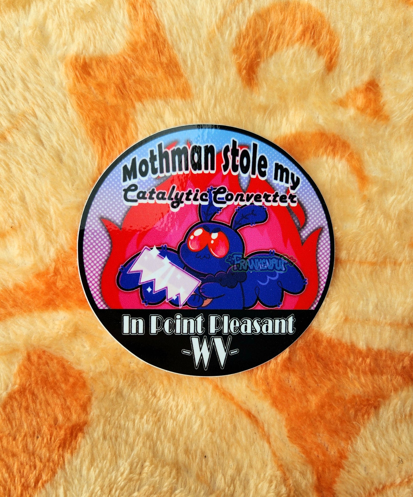 Mothman Stole my Catalytic Converter Sticker