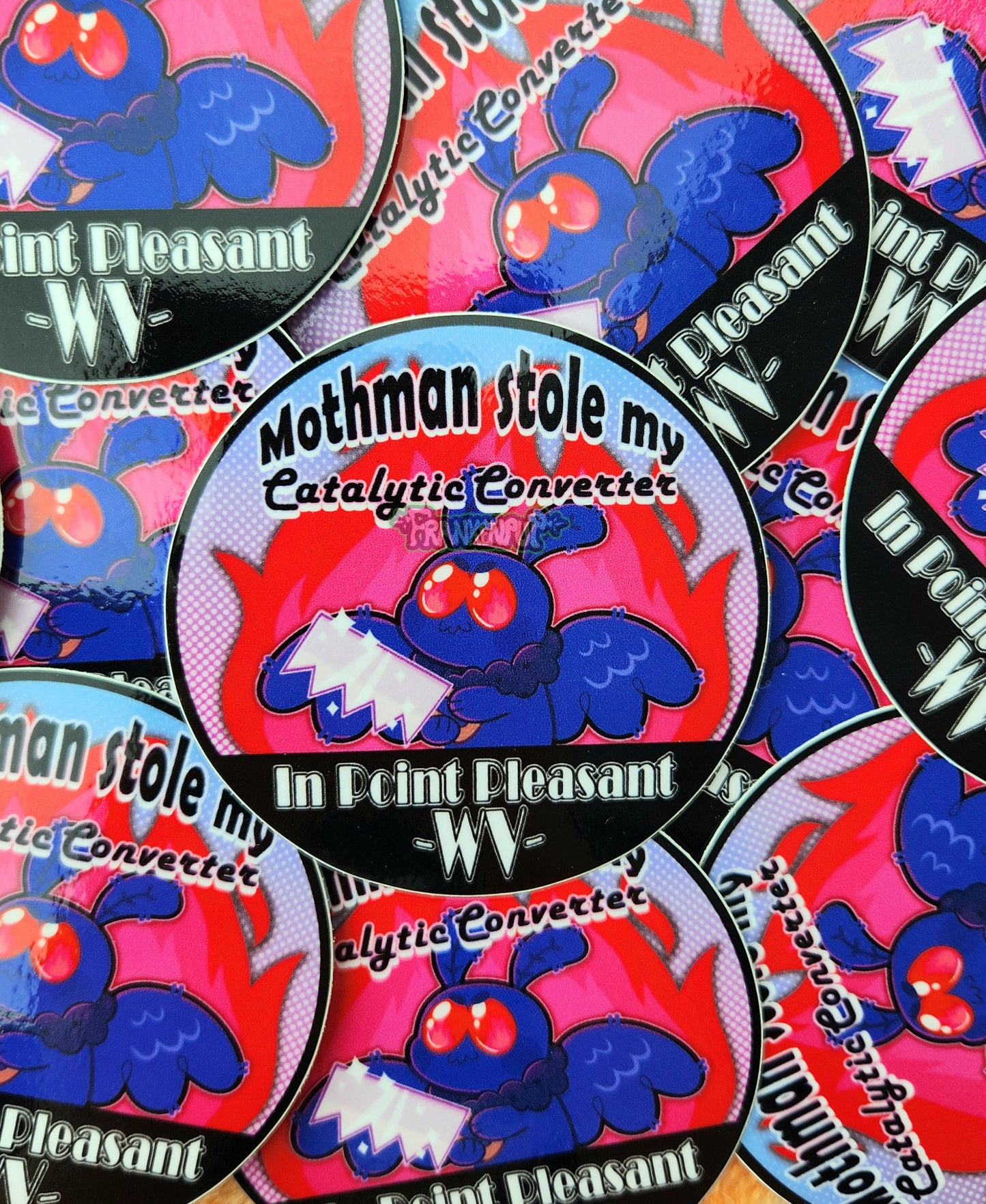 Mothman Stole my Catalytic Converter Sticker