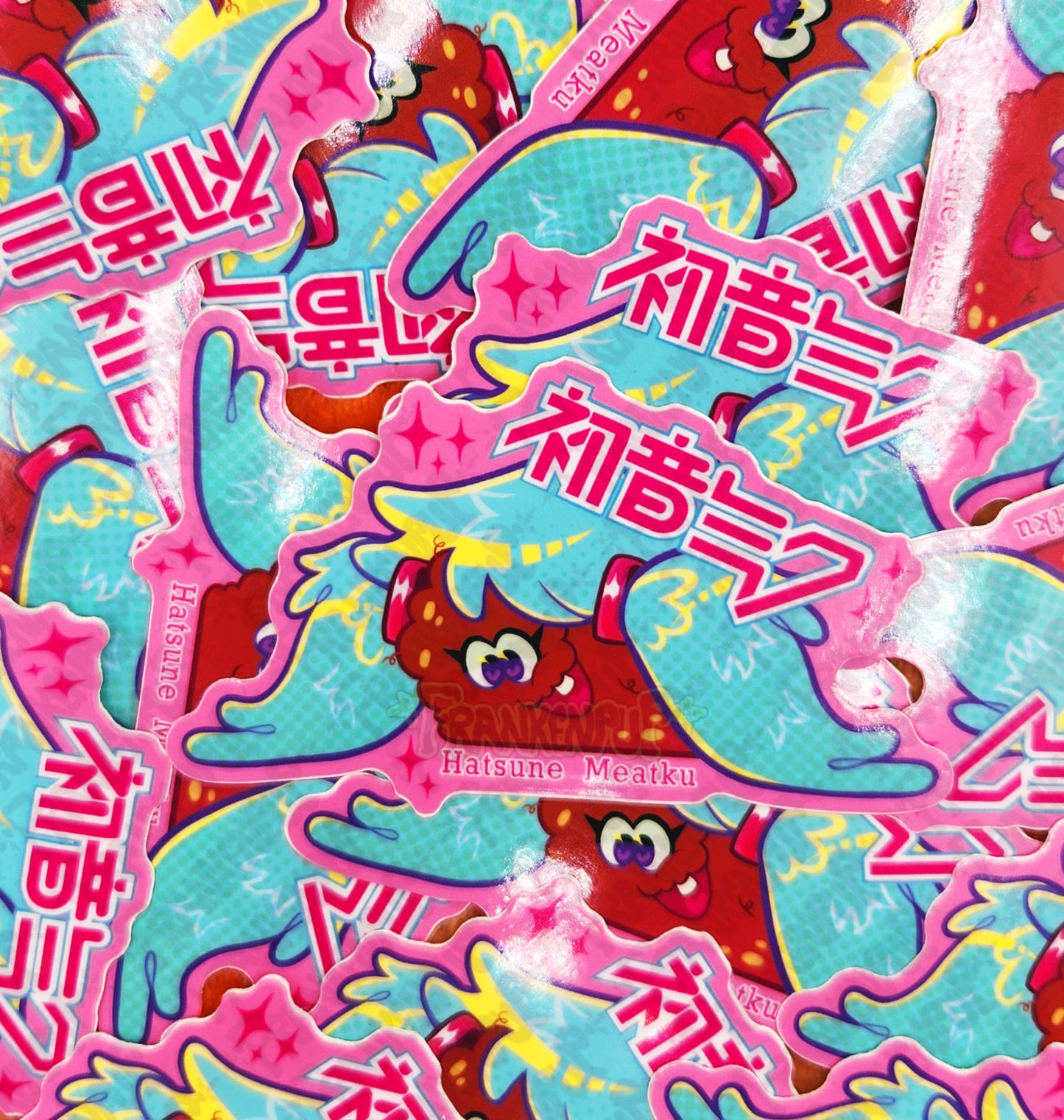 Hatsune Meatku Vinyl Sticker