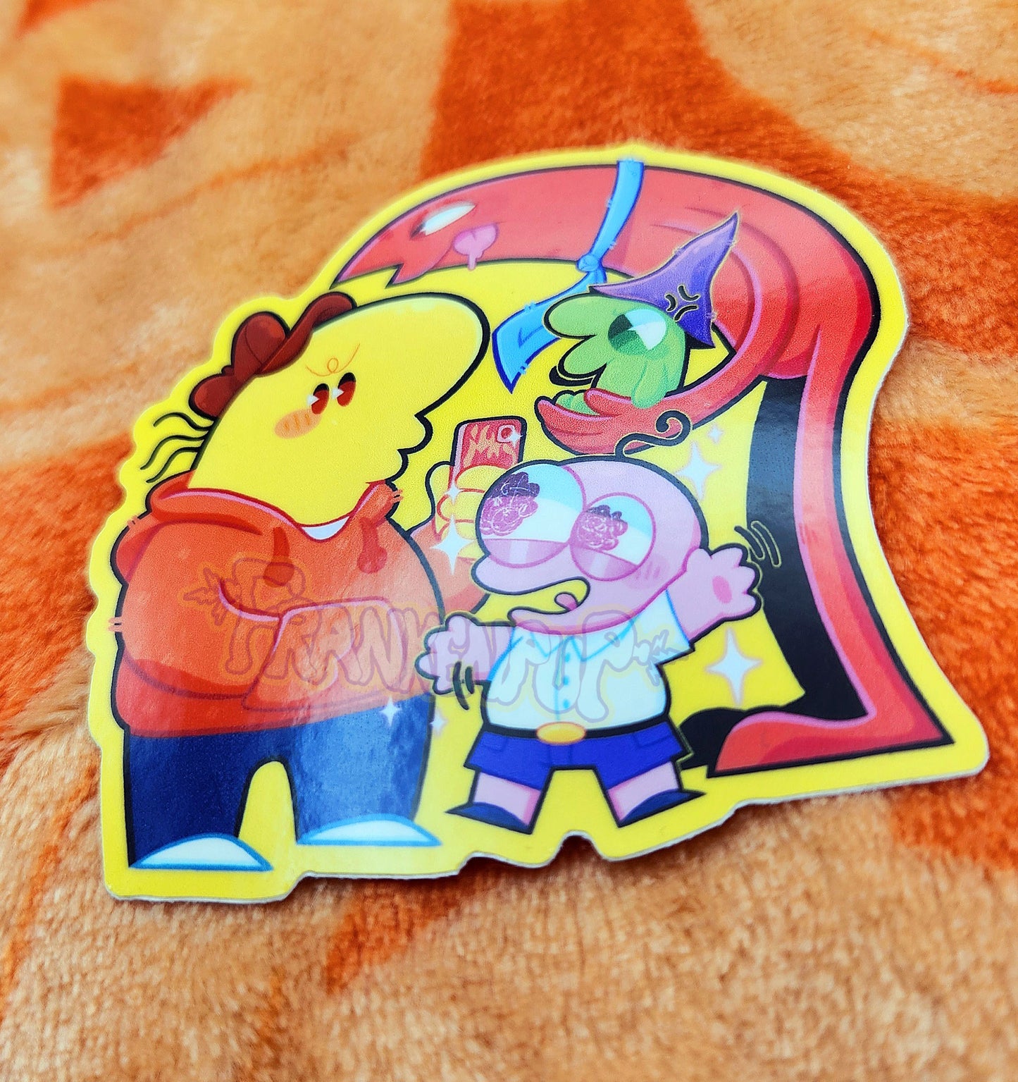 Smiling Friends Critter Sticker