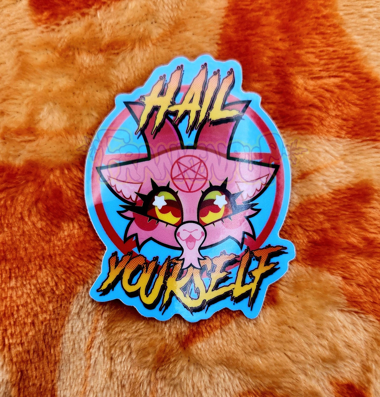 Baphomet Hail Yourself Sticker
