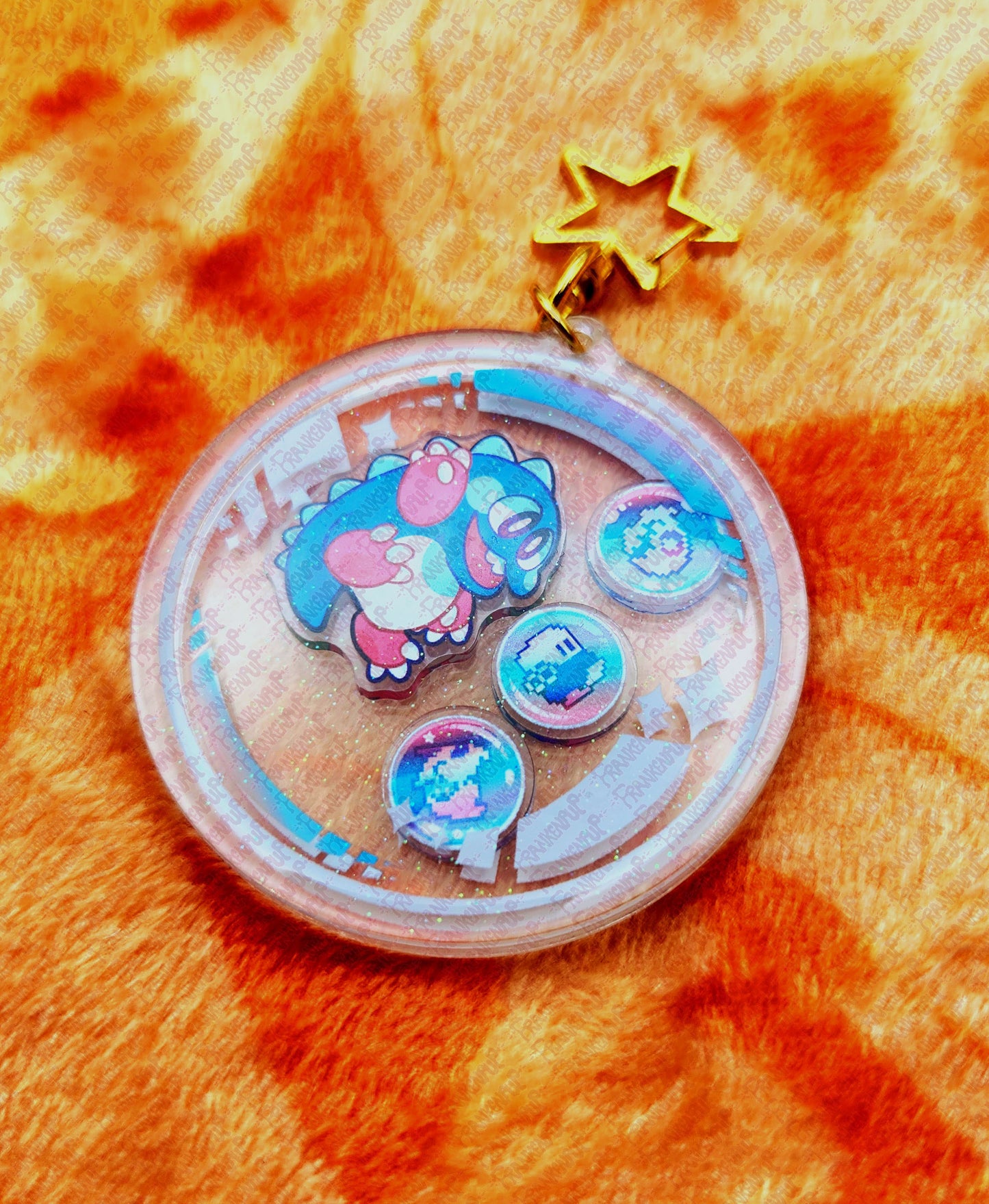 Bubble Bobble Shaker Keychain