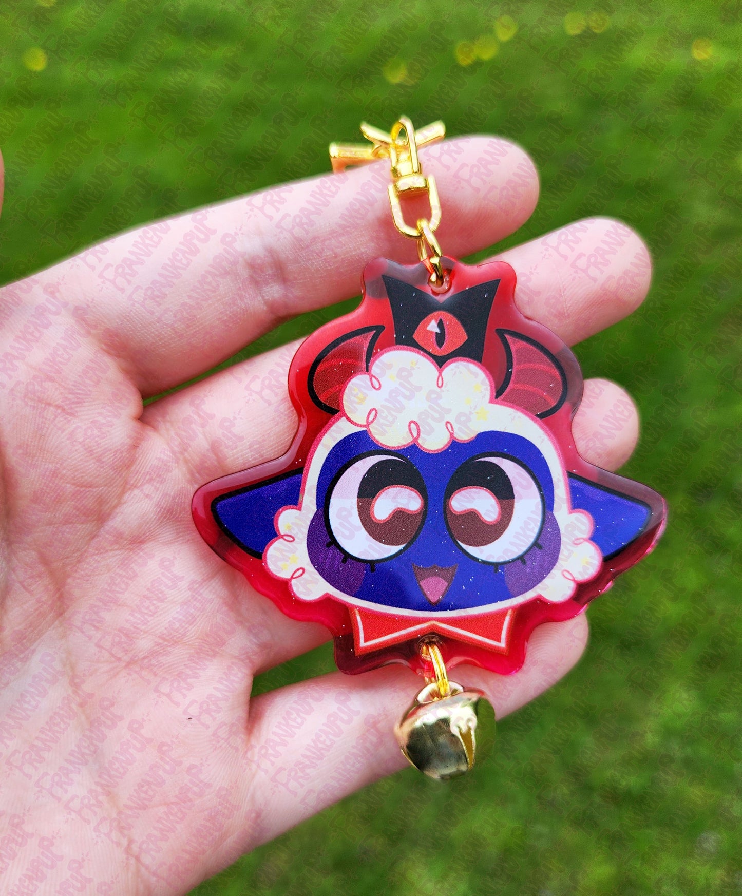 Cult of the Lamb Bell Keychain