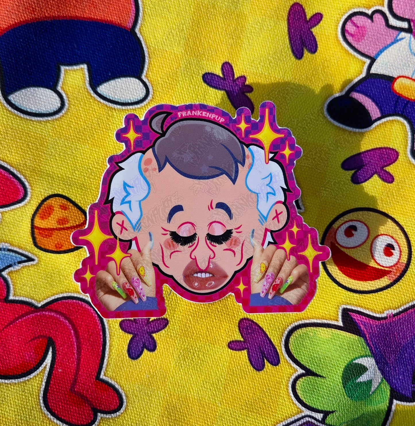 Smiling Friends Mr. Slay Sticker