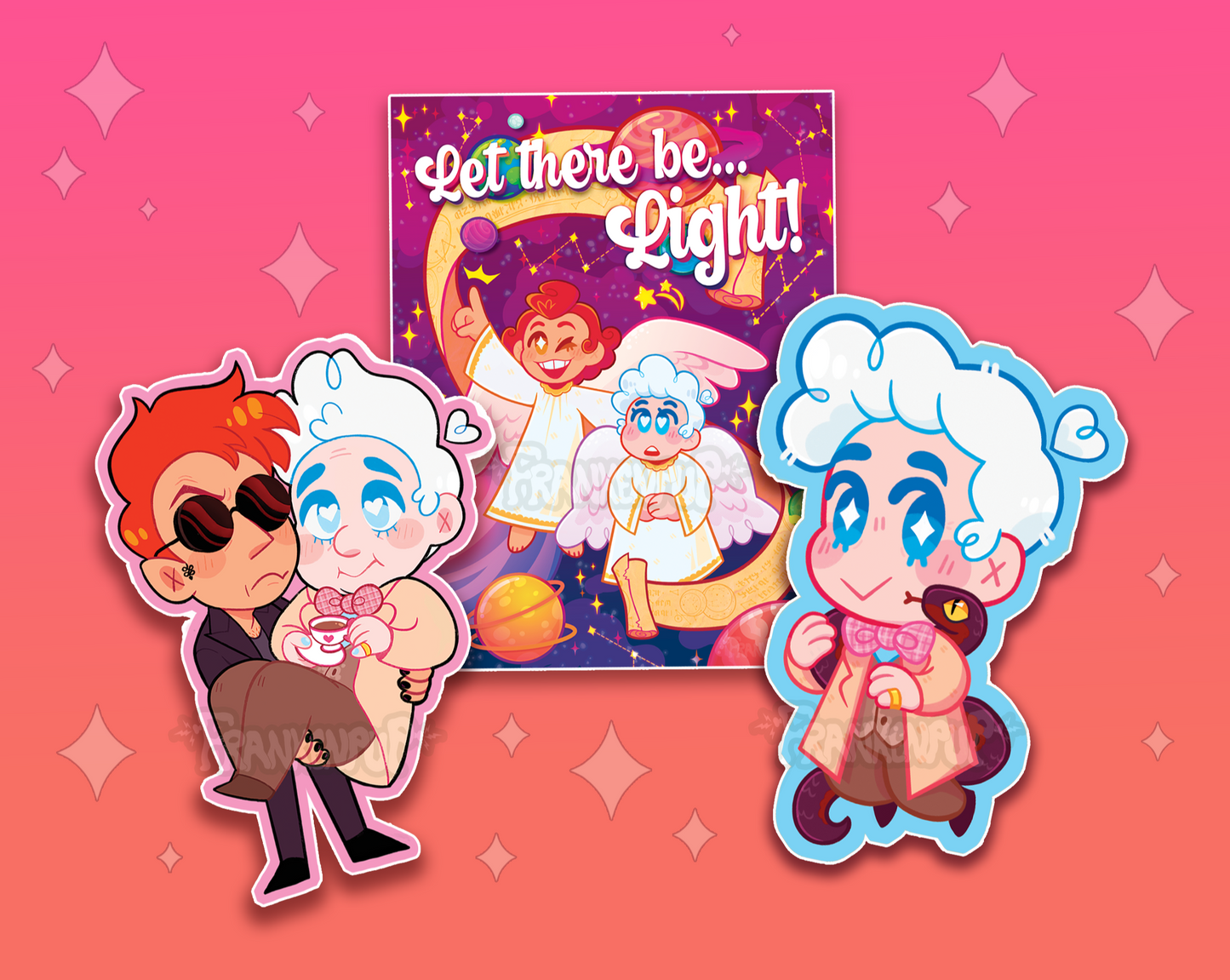 Good Omens Vinyl Stickers - Ineffable Husbands