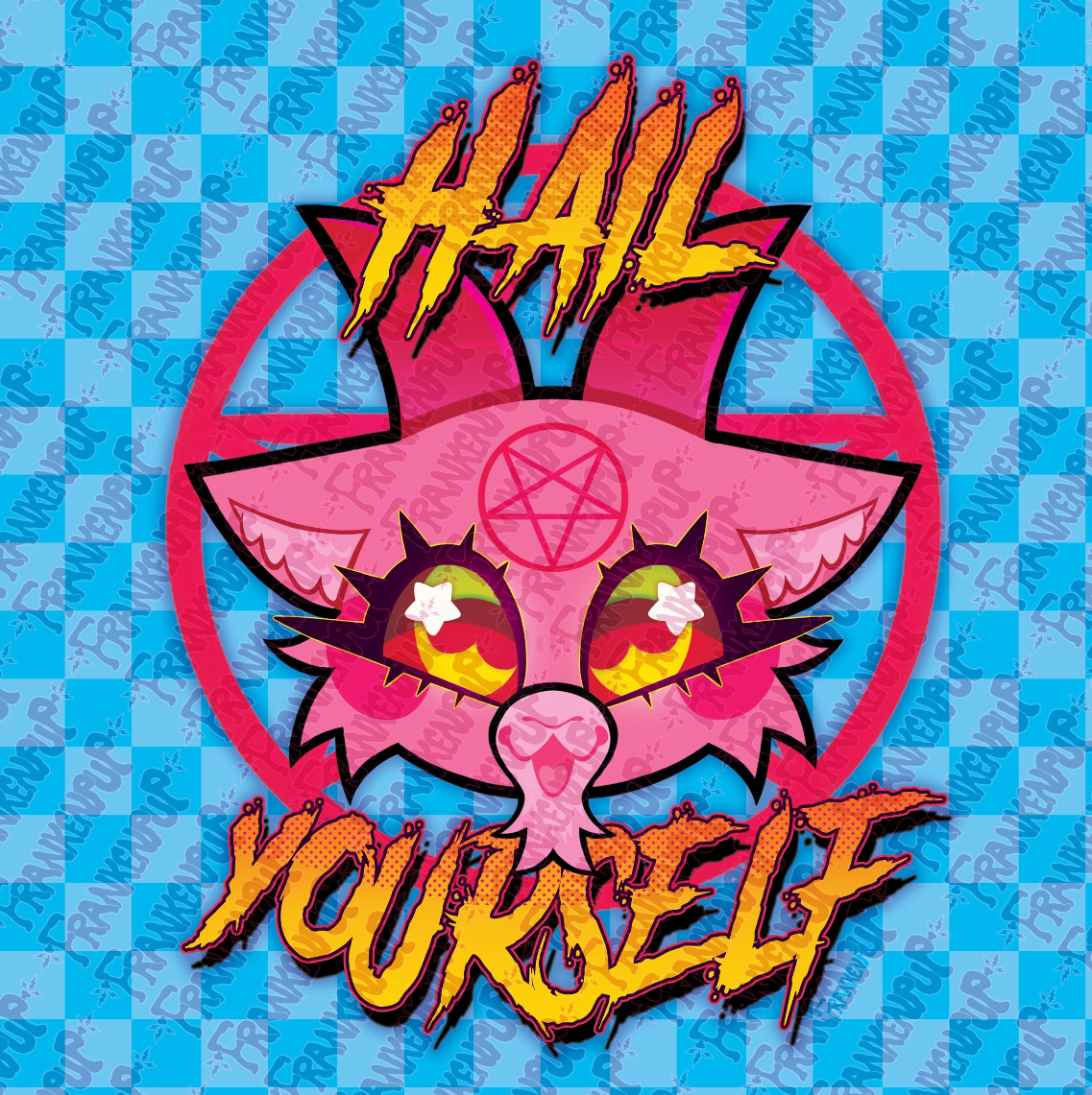 Baphomet Hail Yourself Print