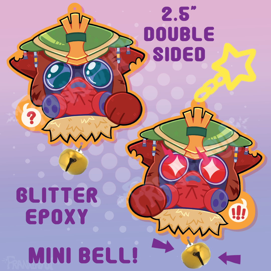 Nyapex Legends 3D bell keychains
