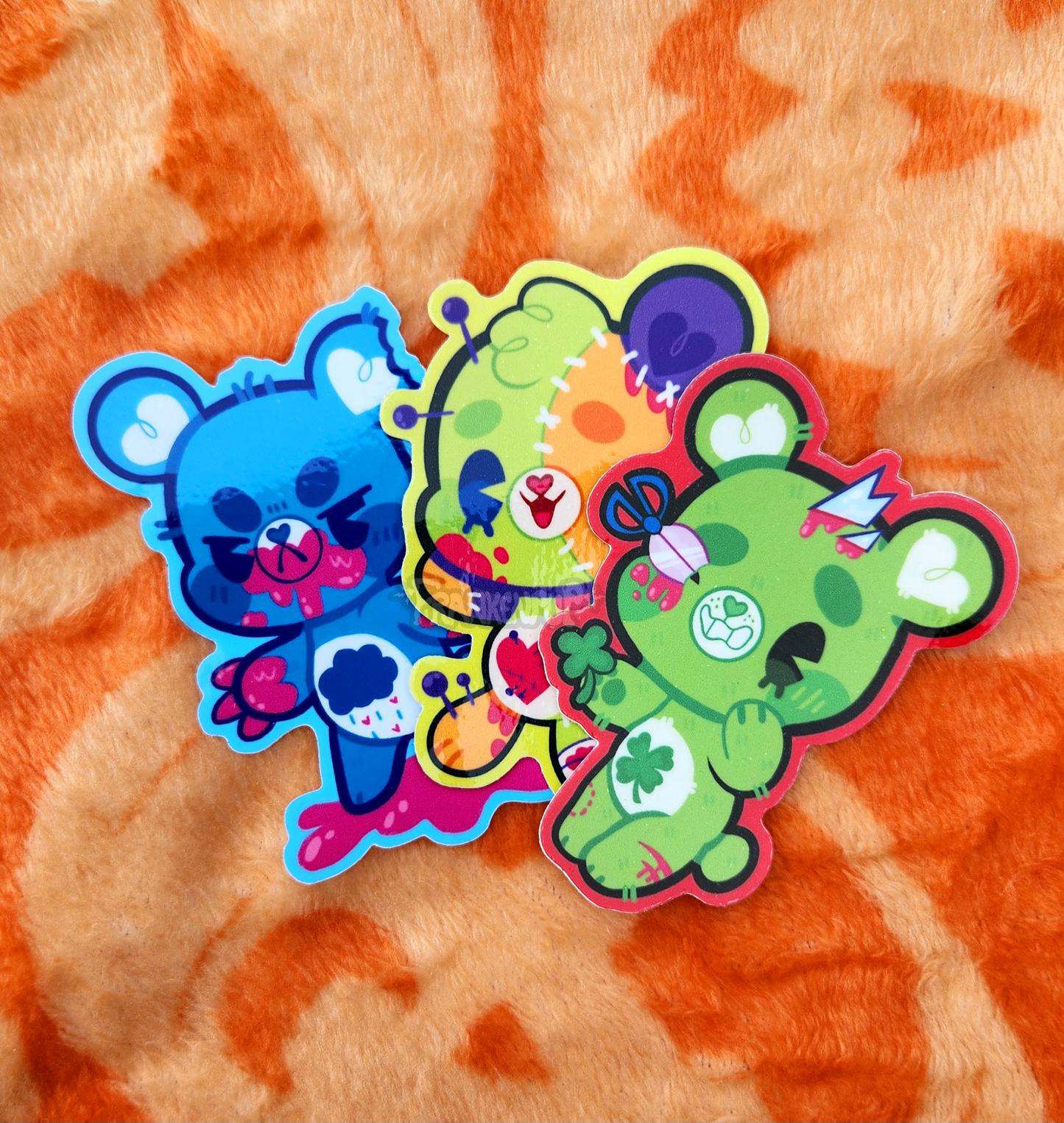 Scare Bears, Care Bears Vinyl Stickers