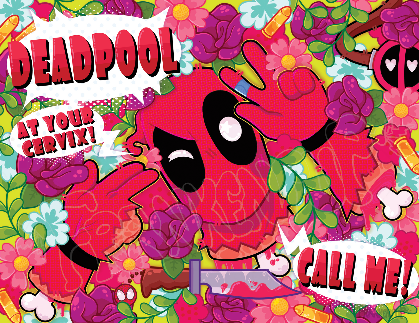 Dismembered Deadpool Print