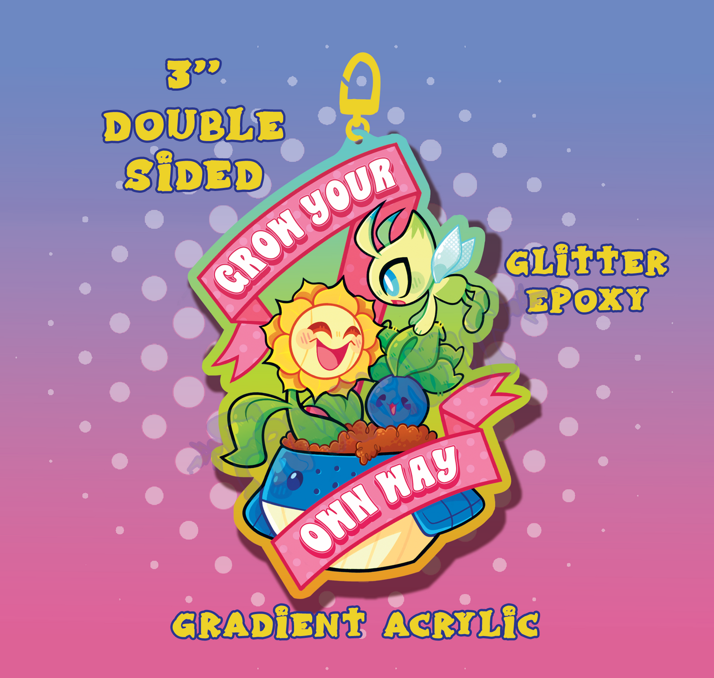 Grow your Own Way - Pokemon Keychain