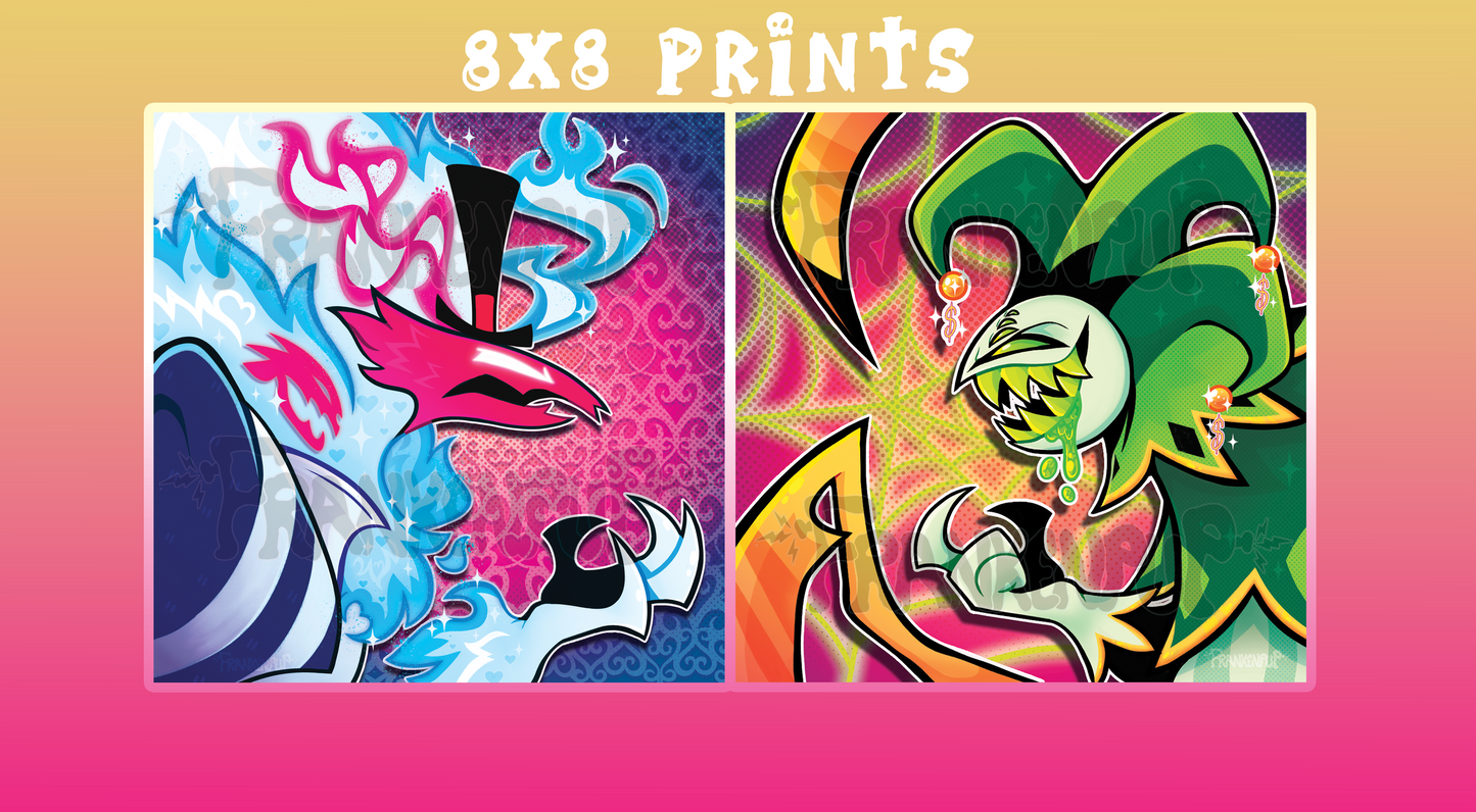 Mammon & Ozzie Helluva Boss Prints