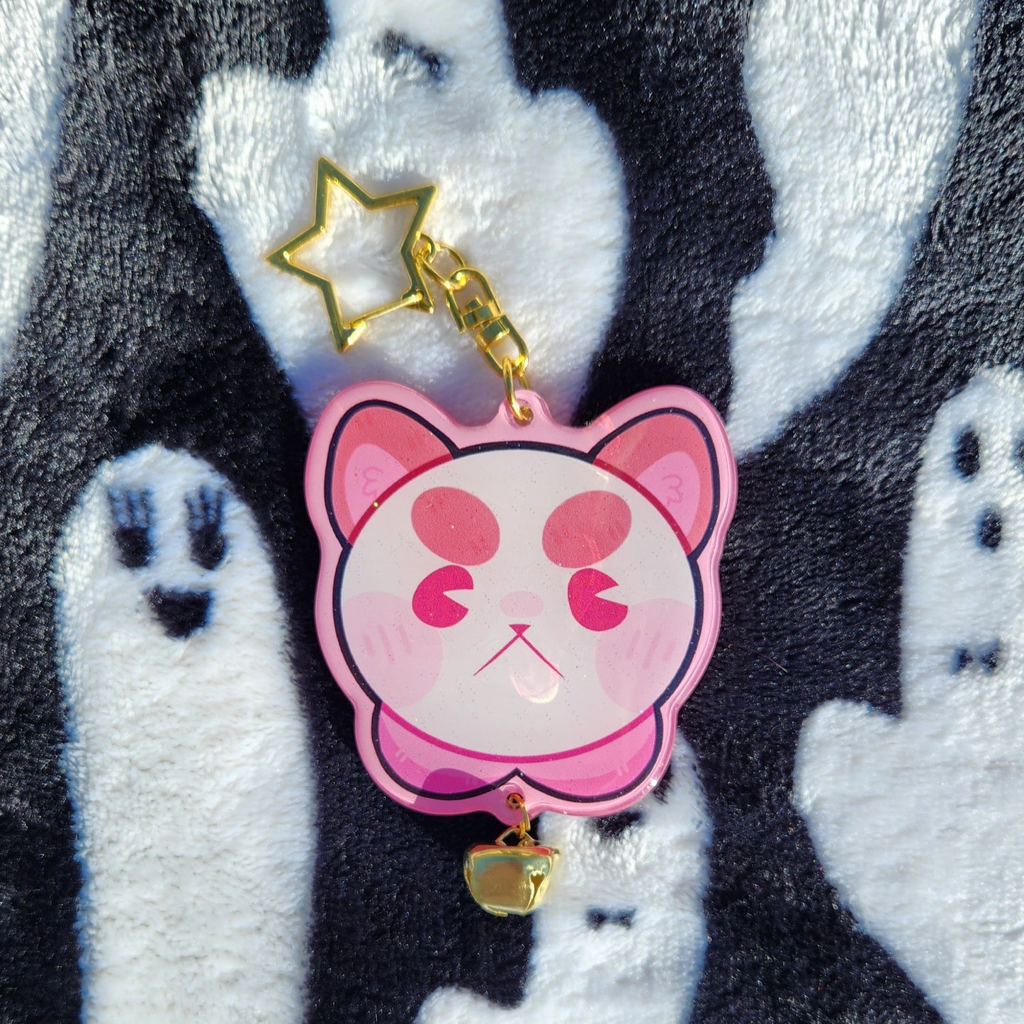 Bee and Puppycat 3D bell keychain