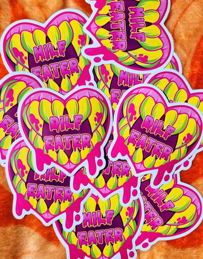 DILF / MILF Eater Stickers