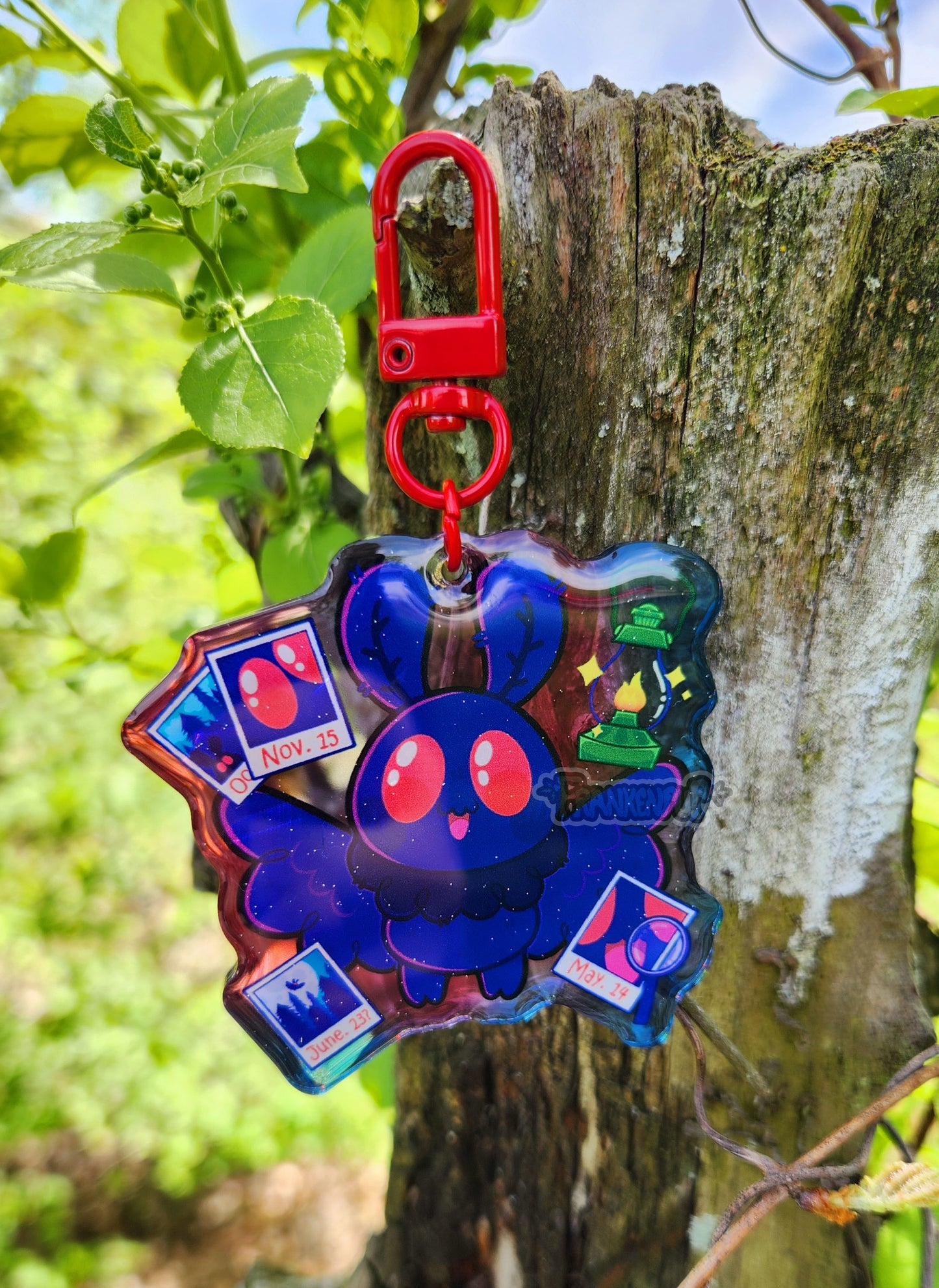 Mothman Sightings Acrylic Keychain