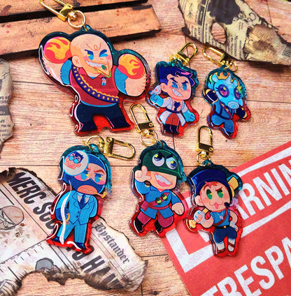Team Fortress 2 Double Sided Keychains