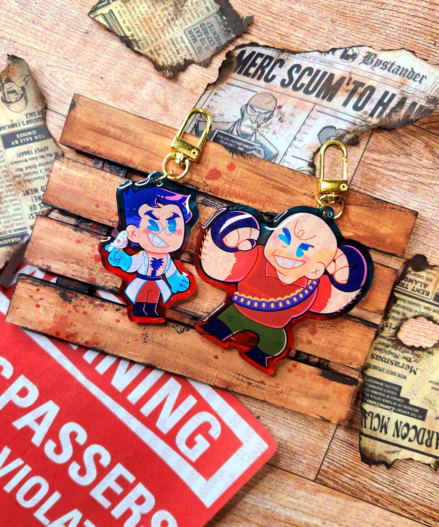 Team Fortress 2 Double Sided Keychains