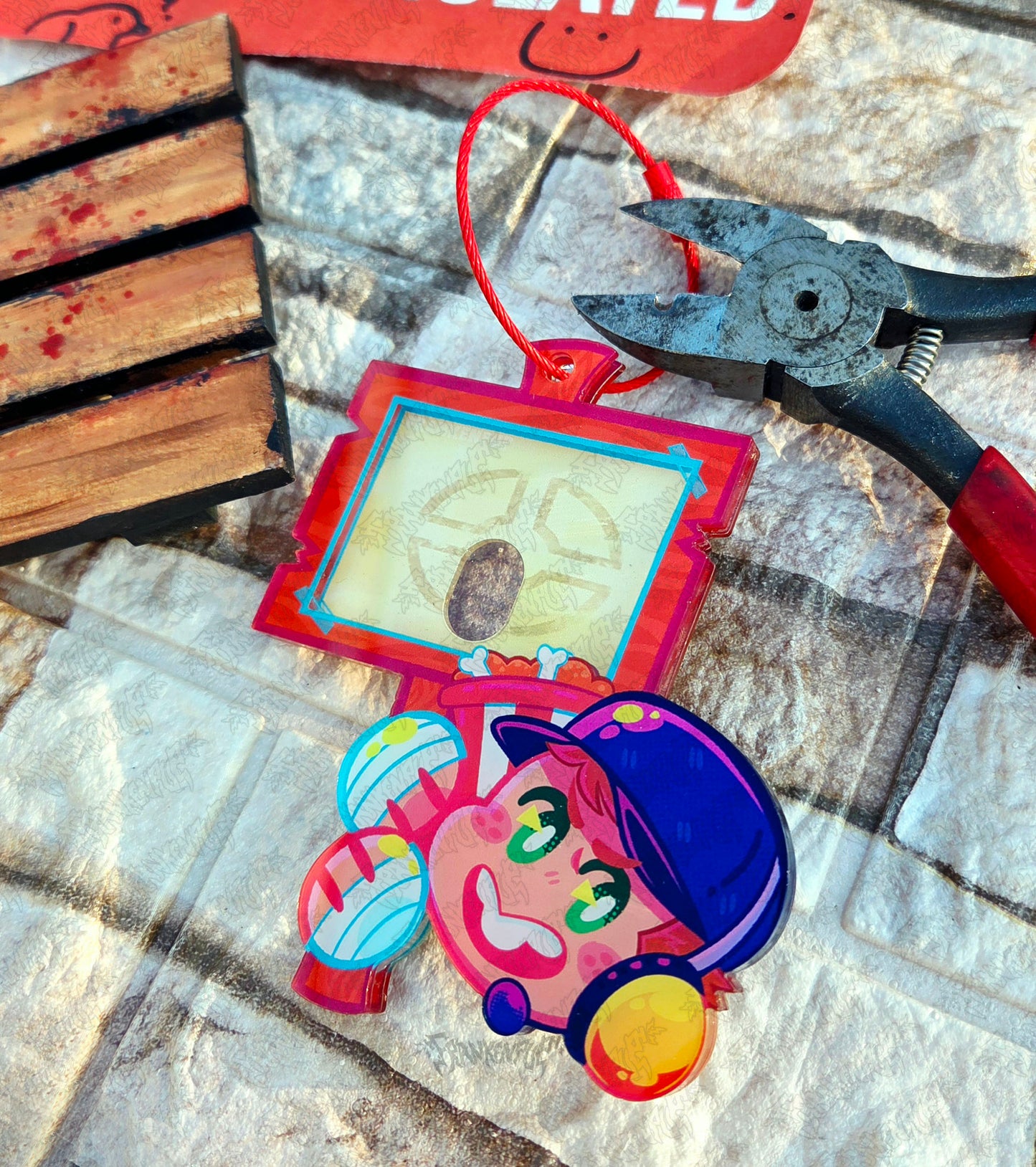 TF2 - Conscientious Objector Photocard Keychains