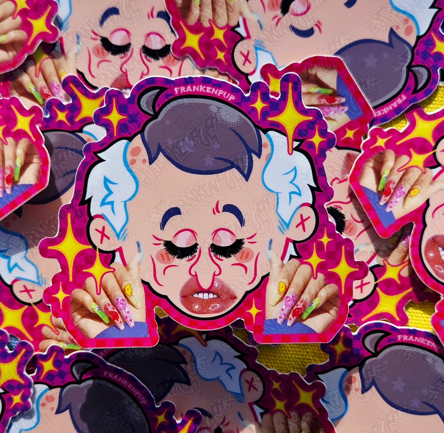 Smiling Friends Mr. Slay Sticker