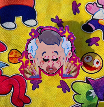 Smiling Friends Mr. Slay Sticker