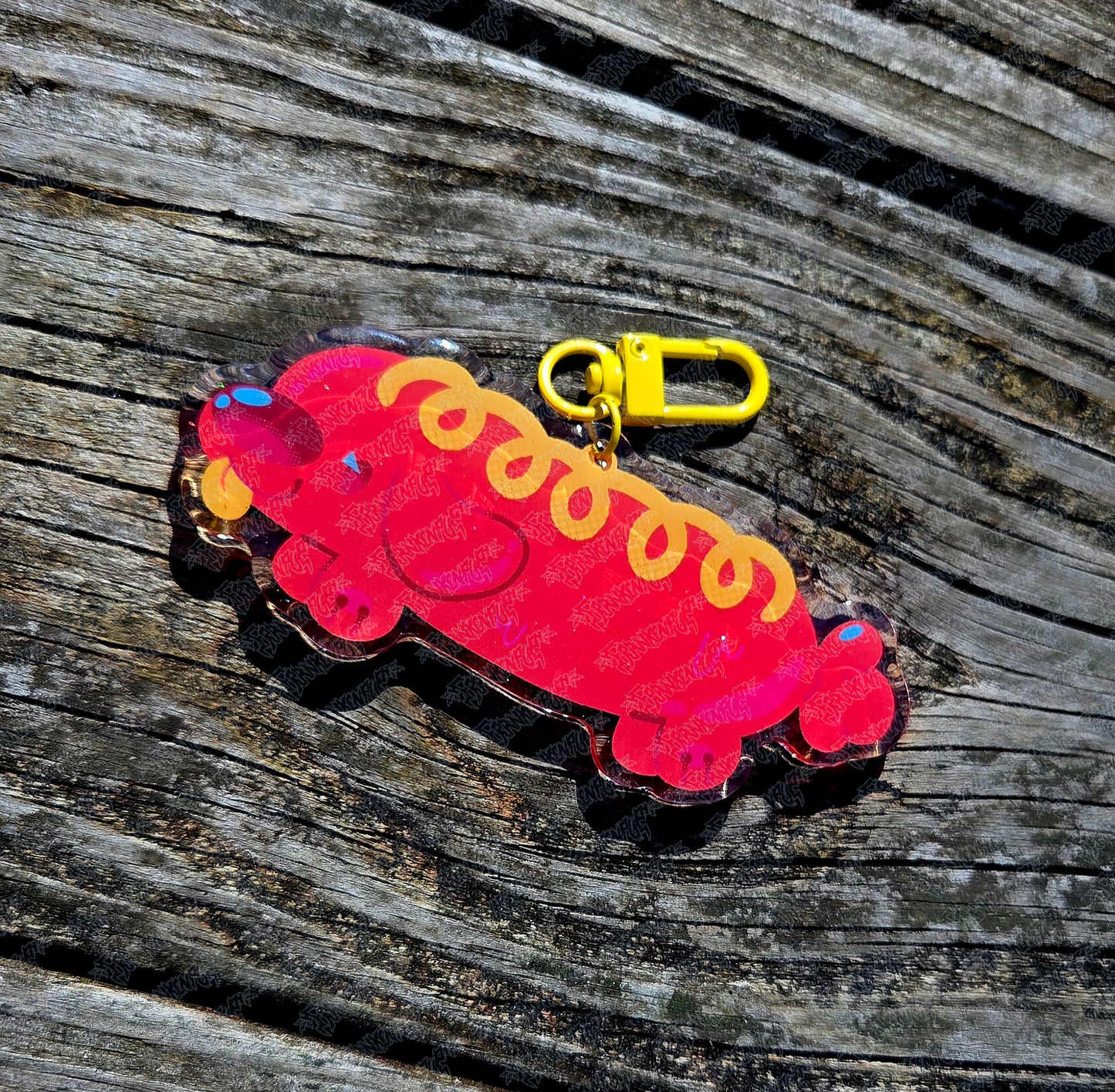 Hot Dawg Con Ribbon Keychain