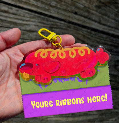Hot Dawg Con Ribbon Keychain
