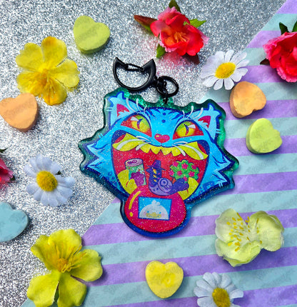 Kpop Demon Hunters Derpy Tiger Keychain