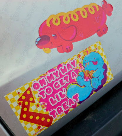 Hawt Dawg Bumper Sticker