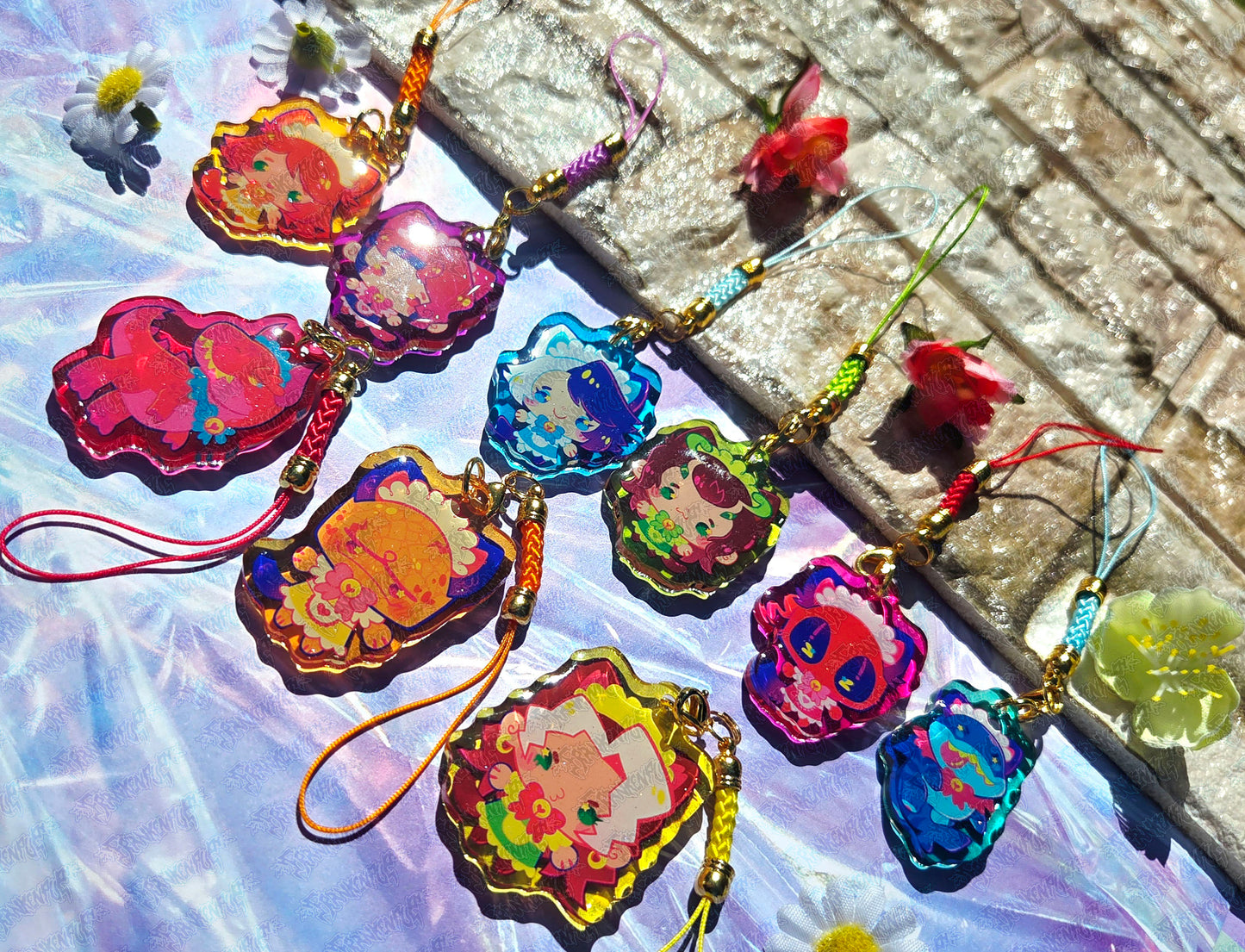Rivals Maid Cafe keychains