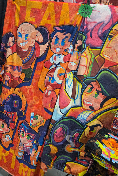 Team Fortress 2 Throw blankets