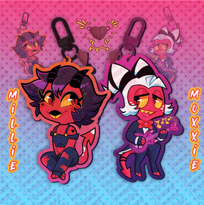 Helluva Boss Linking Keychains