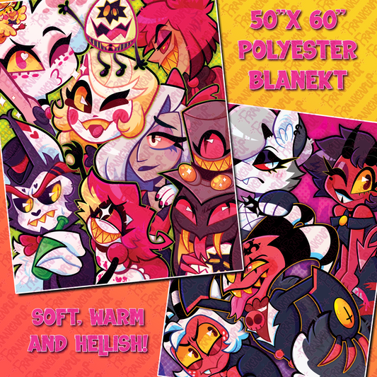 Hazbin Hotel & Helluva Boss Blankets