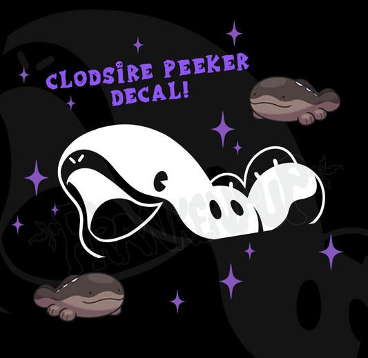 Clodsire Peeker Vinyl Decal