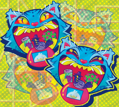 Kpop Demon Hunters Derpy Tiger Keychain