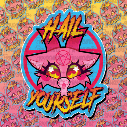 Baphomet Hail Yourself Sticker