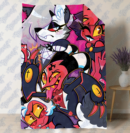 Hazbin Hotel & Helluva Boss Blankets
