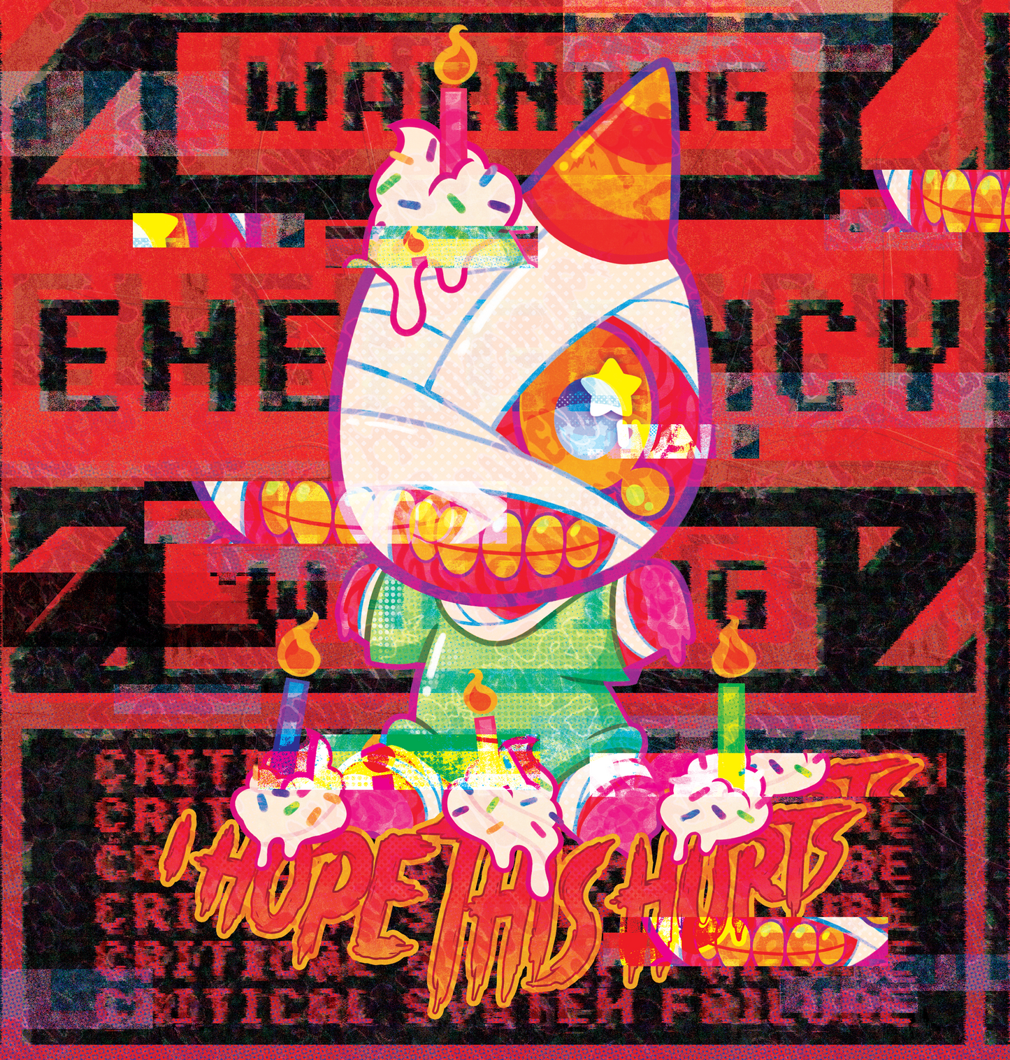 Mouthwashing Curly Print