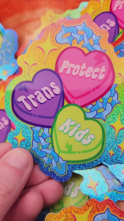 Human Rights Inspired Glitter Stickers