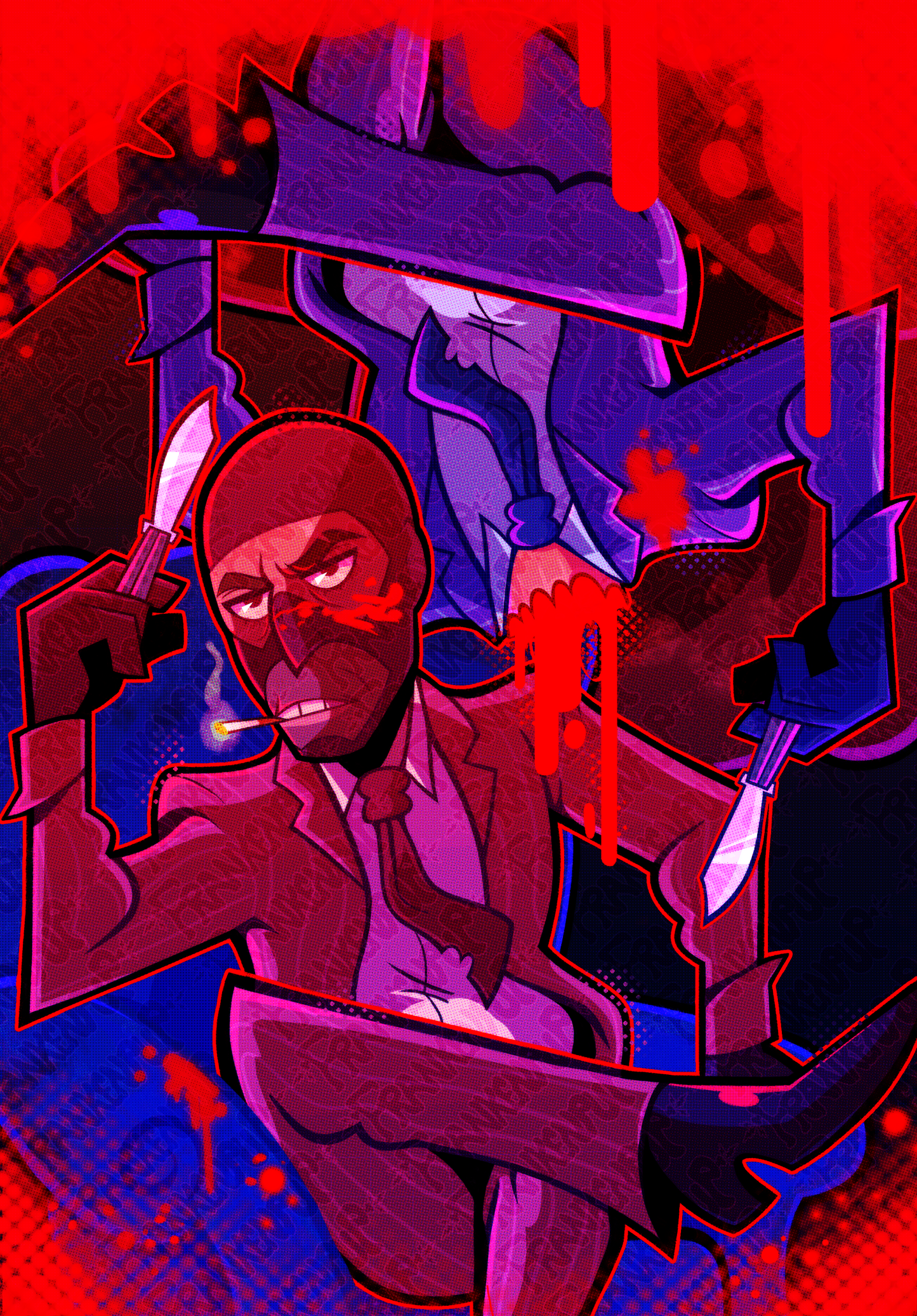 Red Spy Termination Print