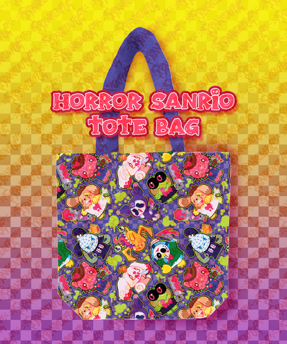 Sanrio Slashers Eco Friendly Reusable Tote Bag