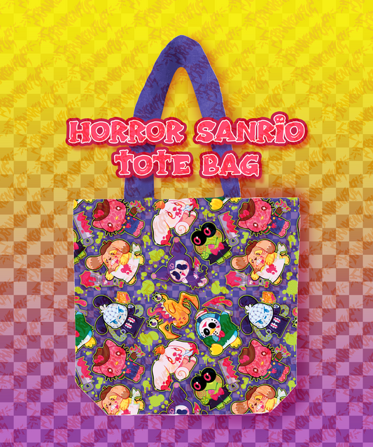 Sanrio Slashers Eco Friendly Reusable Tote Bag