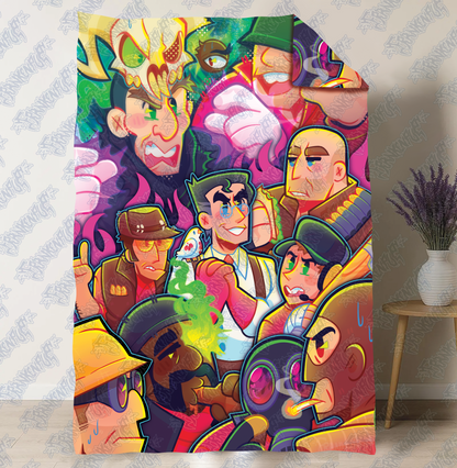 Team Fortress 2 Throw blankets